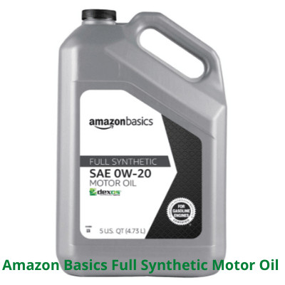 Amazon Basics Full Synthetic Motor Oil 