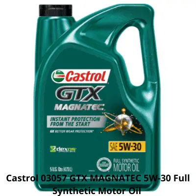 Castrol 03057 GTX MAGNATEC 5W-30 Full Synthetic Motor Oil 