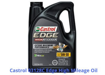 Castrol 03128C Edge High Mileage Oil