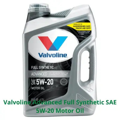 Valvoline Advanced Full Synthetic SAE 5W-20 Motor Oil