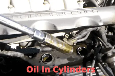oil in cylinders