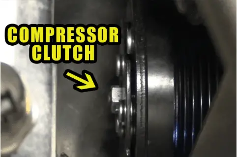 faulty compressor clutch