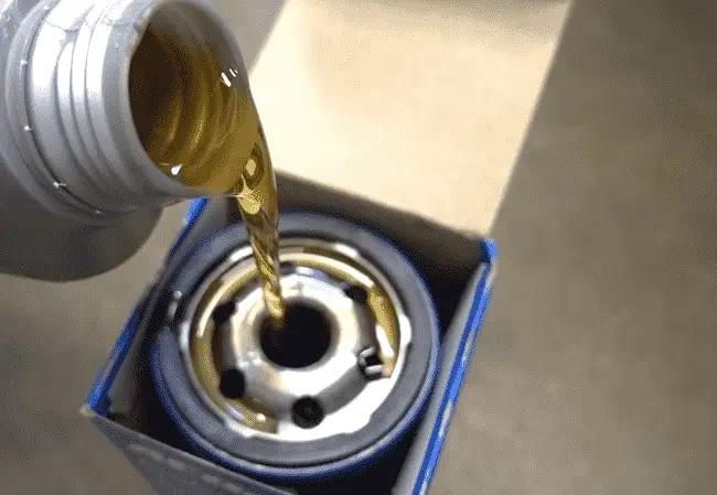 should you pre fill an oil filter