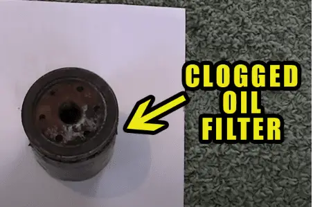 clogged oil filter