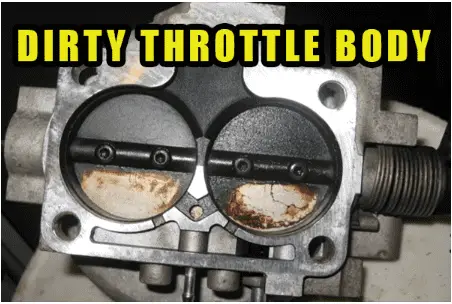 dirty throttle body