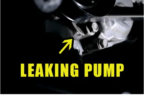 power steering  leaking pump