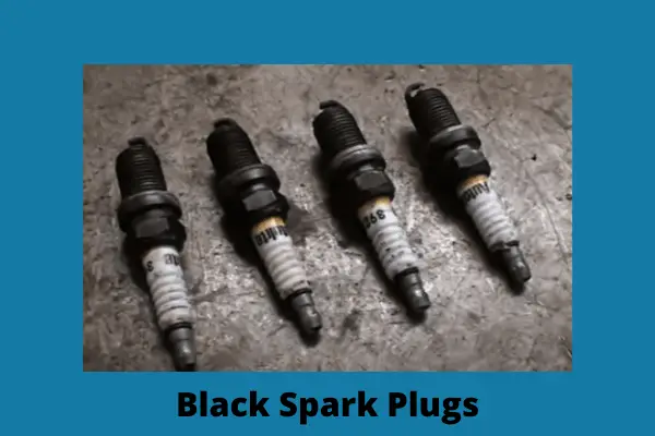 black spark plugs