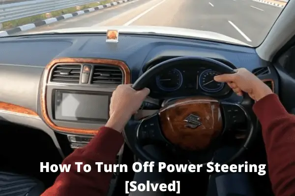 how to turn off power steering