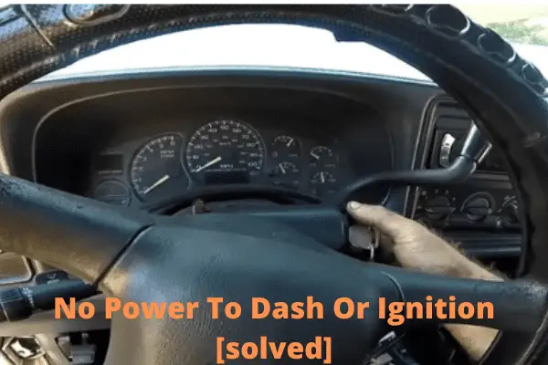no power to dash or ignition
