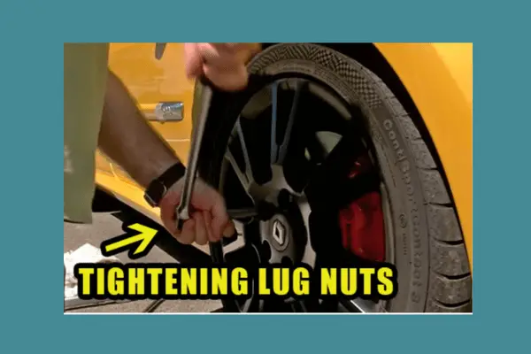 tightening lug nuts
