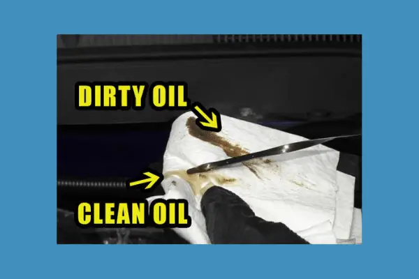 dirty oil or clean oil
