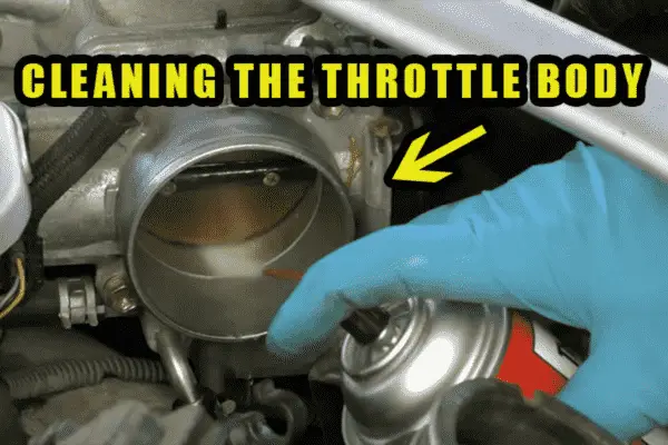 cleaning the throttle body