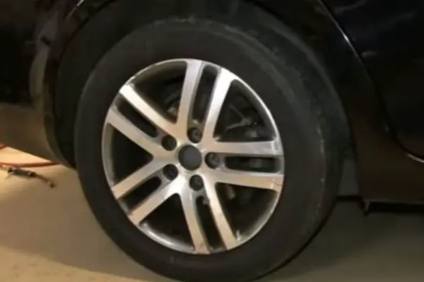 overinflated tires