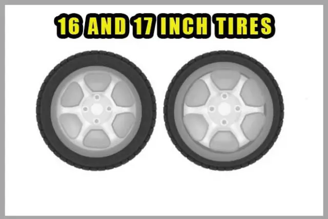 16 and 17 inch tires