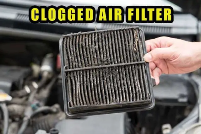 clogged air filter