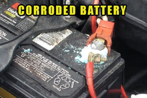 corroded battery