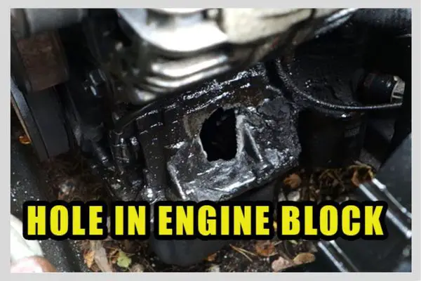 hole in engine block