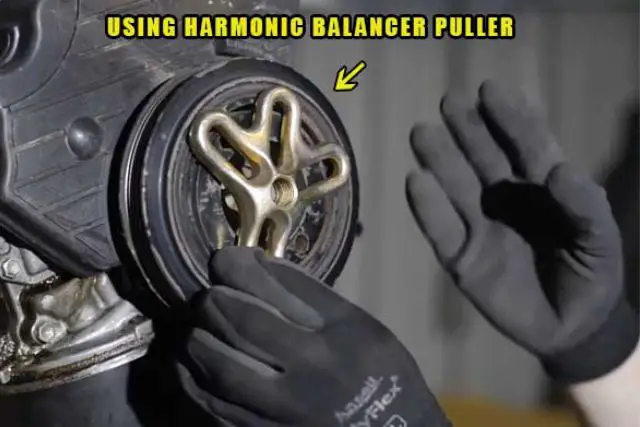 using a harmonic balancer puller