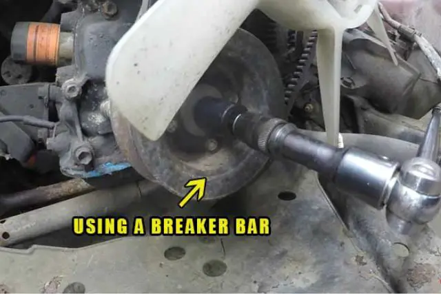  using a breaker bar
