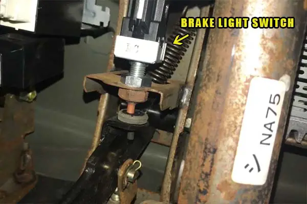 faulty brake light switch