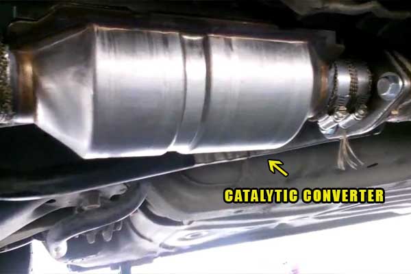 damaged catalytic converter