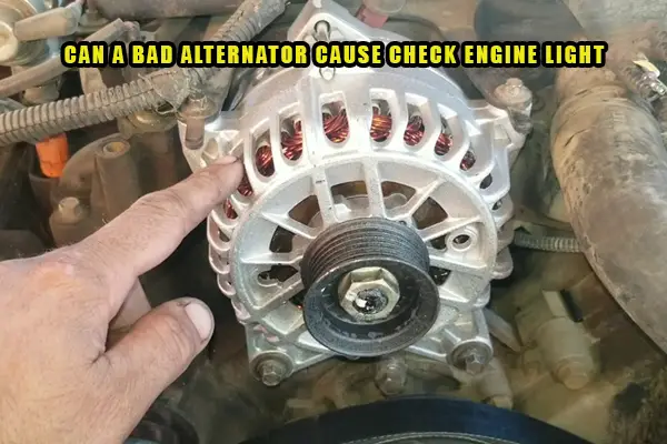 can a bad alternator cause check engine light