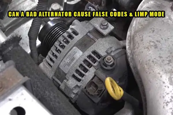 can a bad alternator cause false codes & limp mode