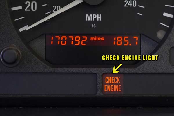 check engine light is on