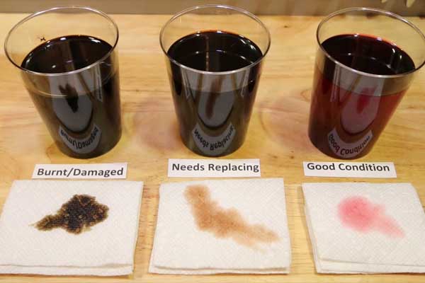 different levels of transmission fluid