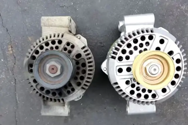 different between bad and new alternator